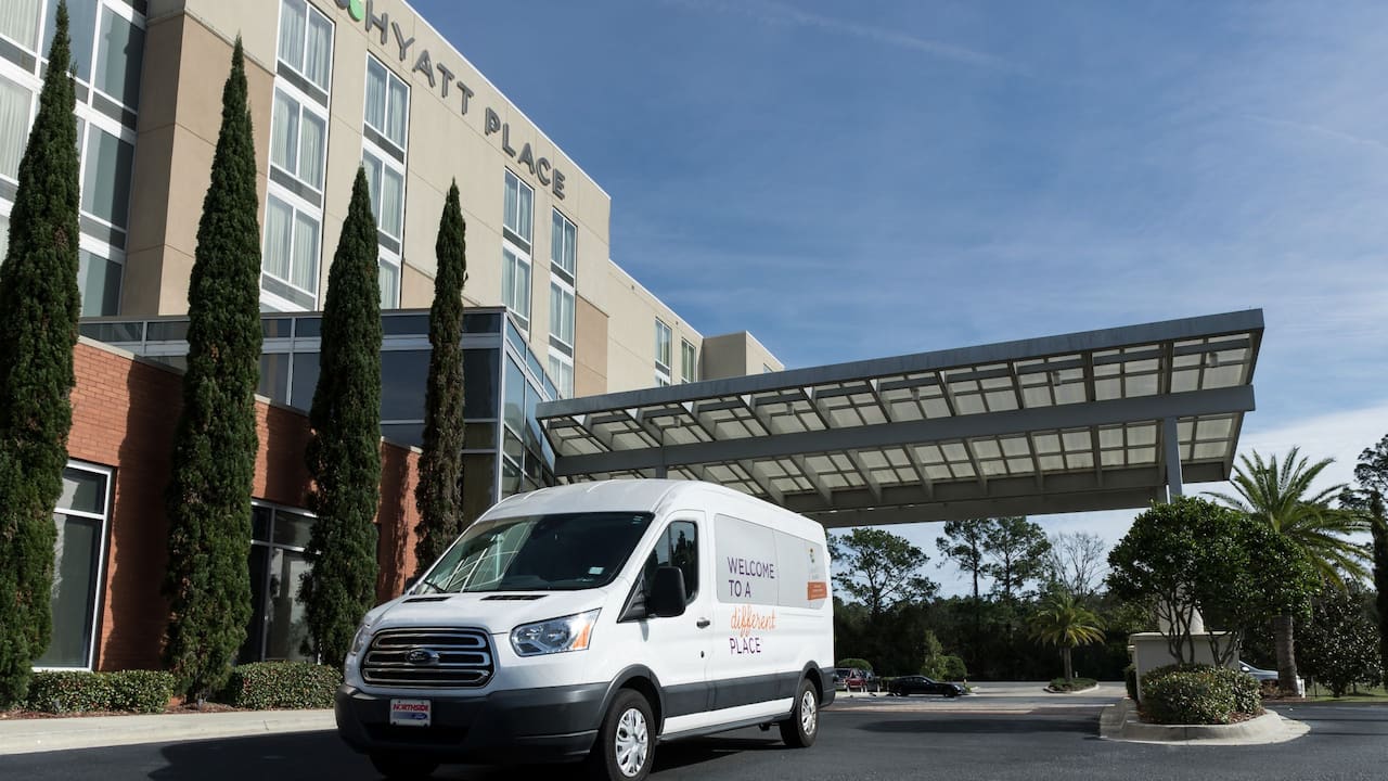 Exterior and Hotel Shuttle
