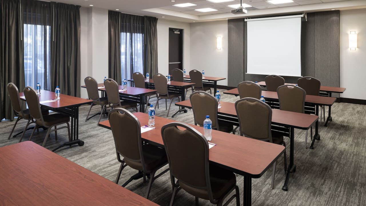 Large meeting room at a pet friendly hotel in Jacksoville, Florida