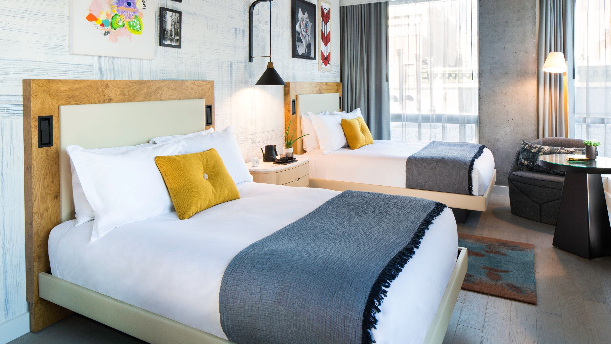 1/3 Hotel 50 Bowery Double Guestroom