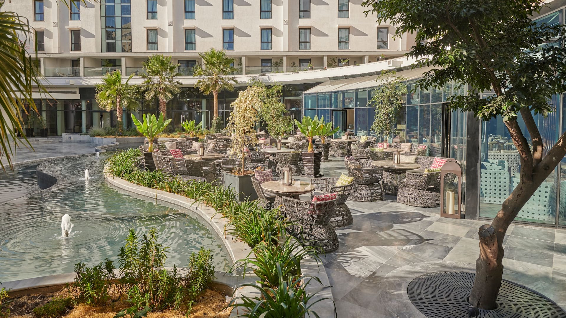 Hyatt Regency Addis Ababa Cascara Court Yard