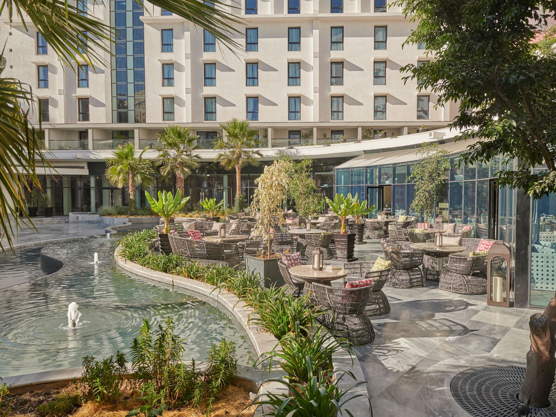 Hyatt Regency Addis Ababa Cascara Court Yard