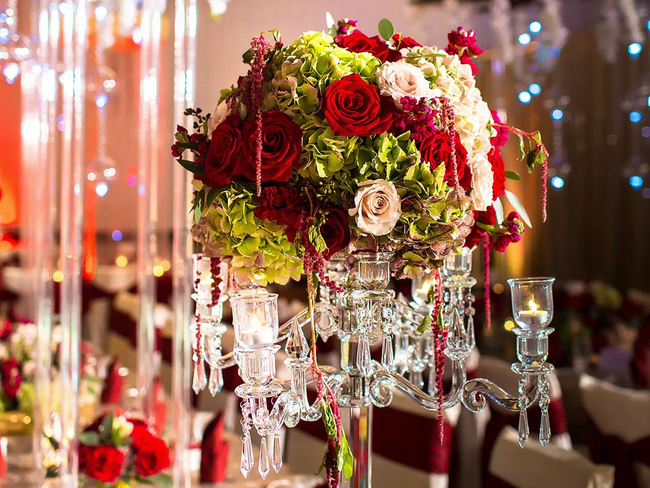 Hyatt Regency Houston Wedding Venue Floral Arrangement