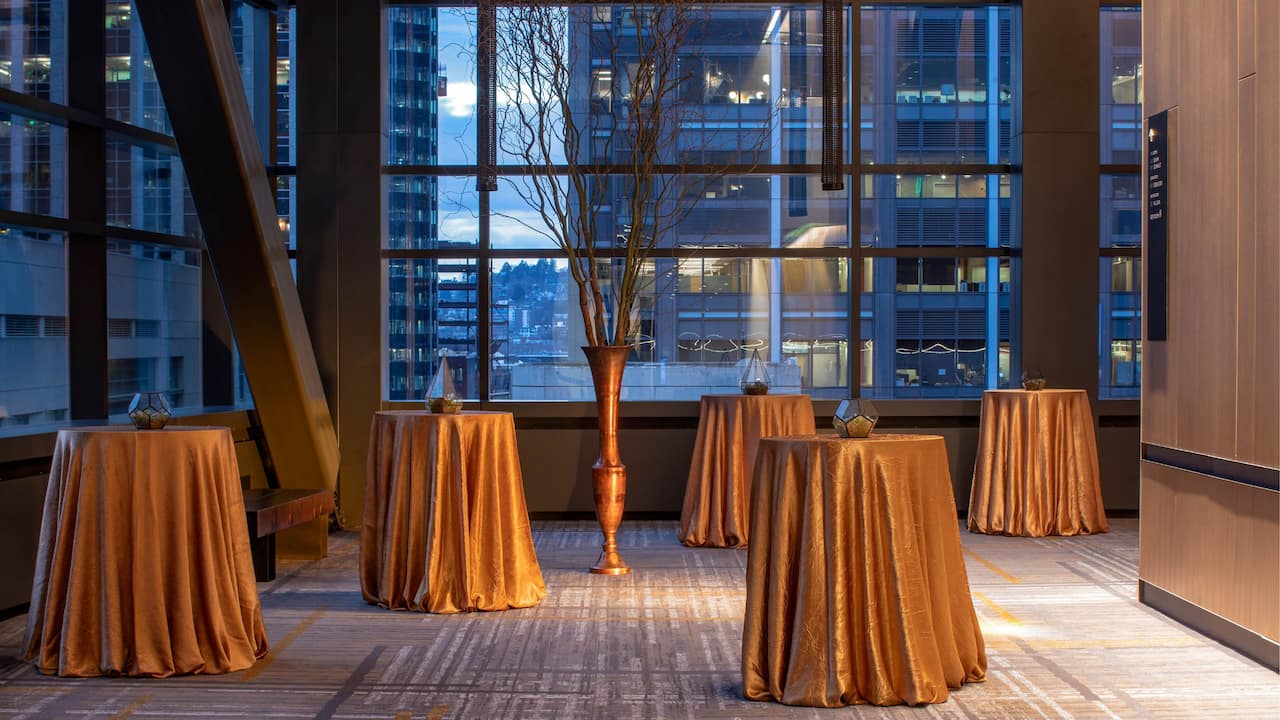 Hyatt Regency Seattle Prefunction with Foyer and Mezzanines