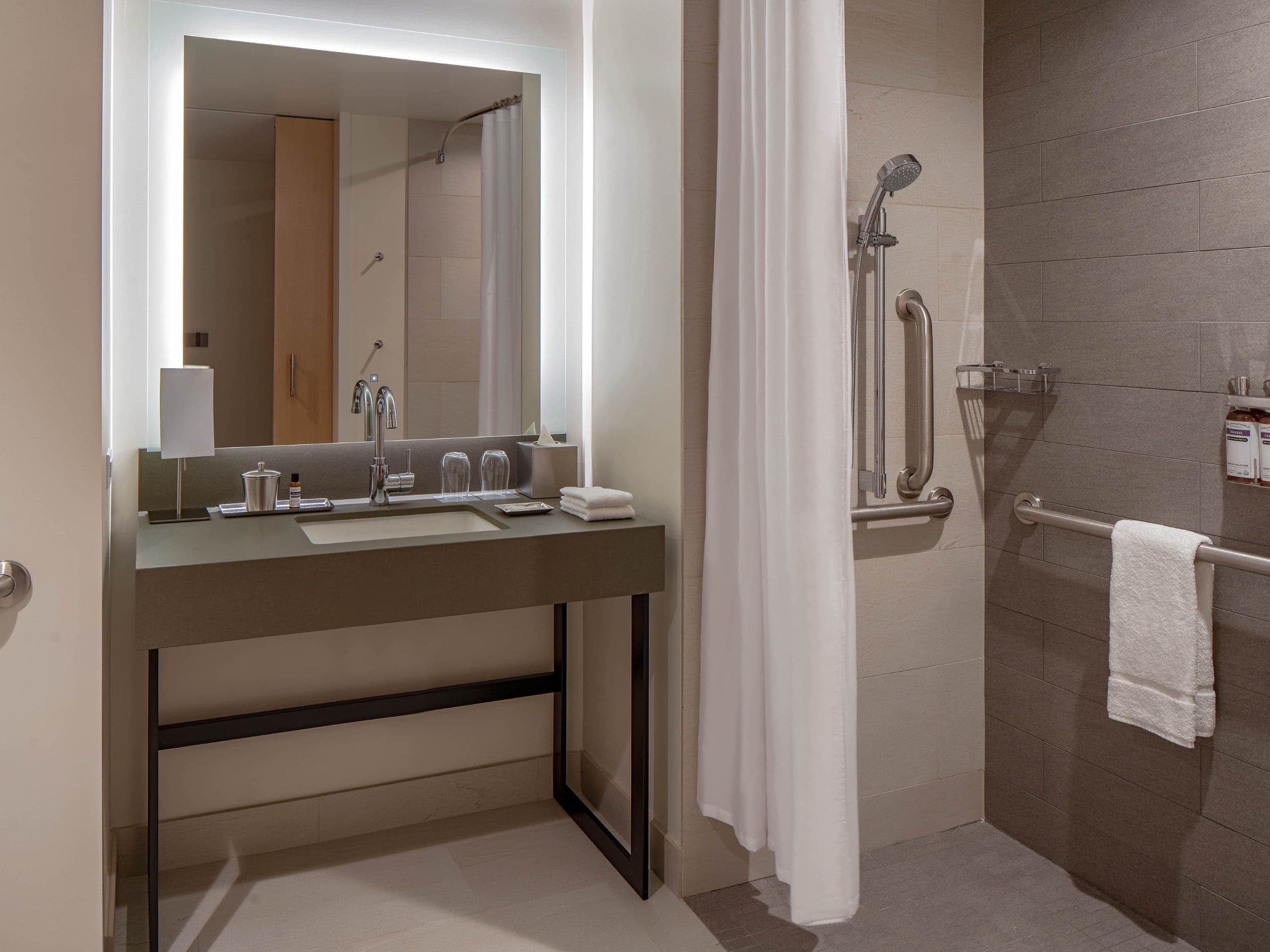 Roll-in Shower