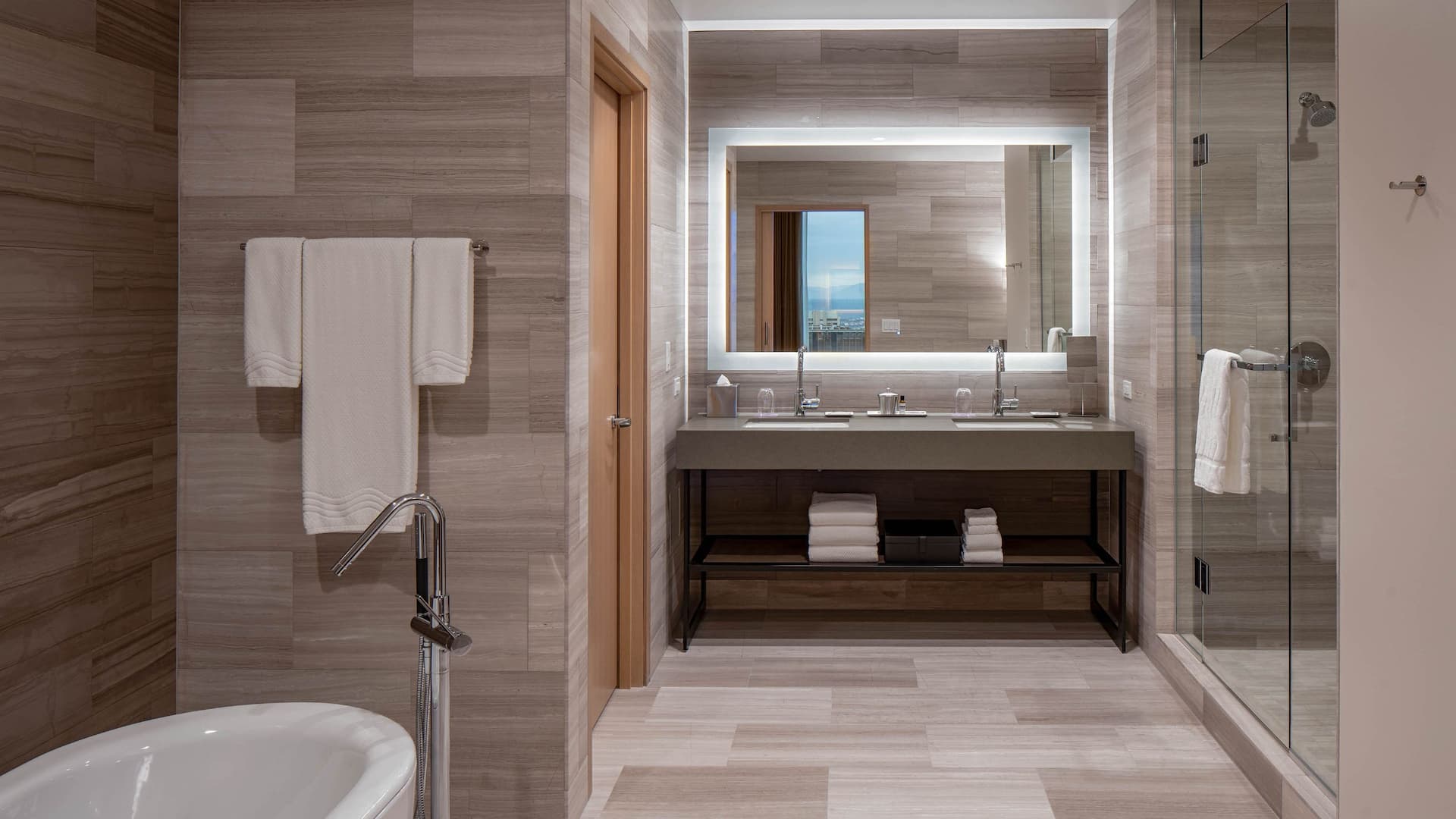 6 of 6 Hyatt Regency Seattle Smaller Suite Bathroom