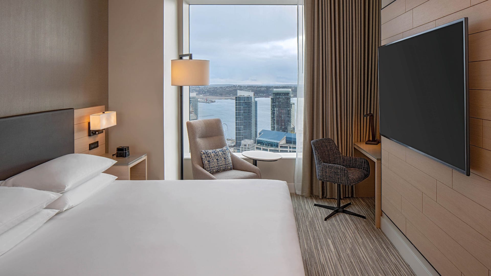2 of 3 Hyatt Regency Seattle Medium Suite Bedroom
