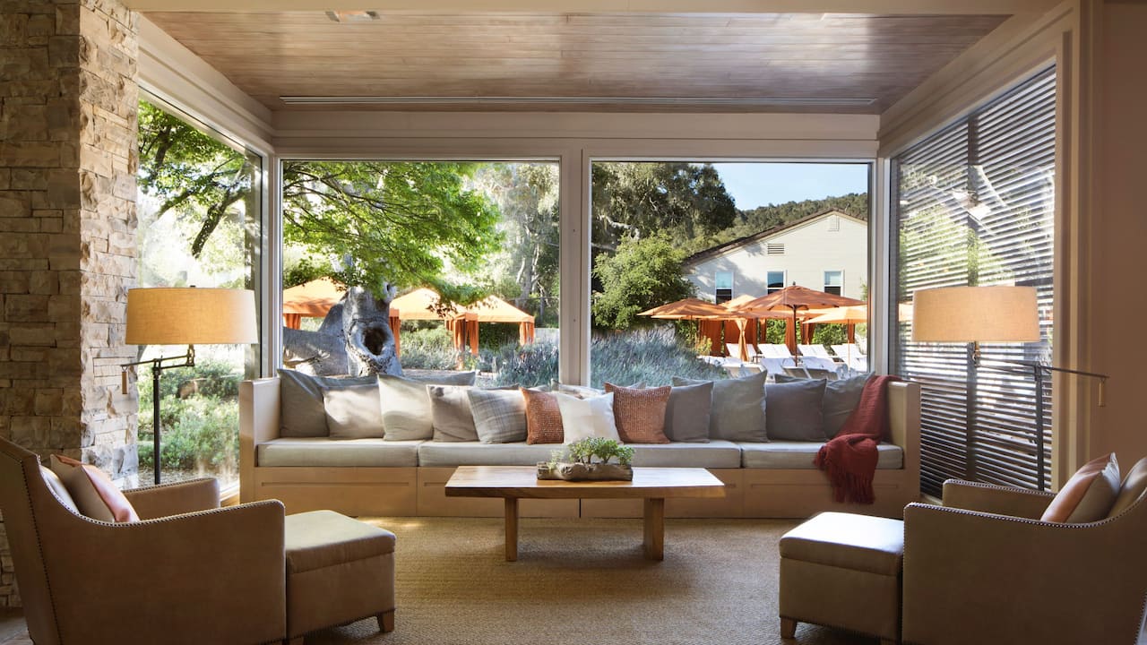 Carmel Valley Ranch Lobby Nook Lounge