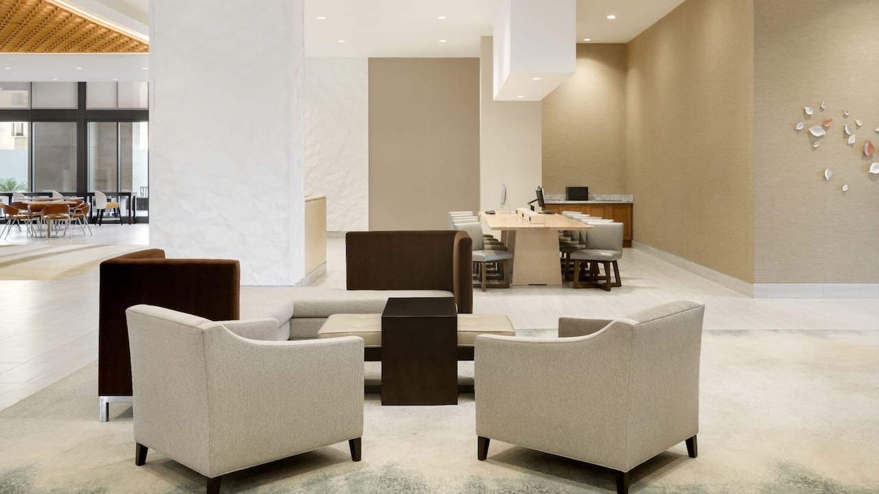 Lobby Seating at the Hyatt Place Pasadena