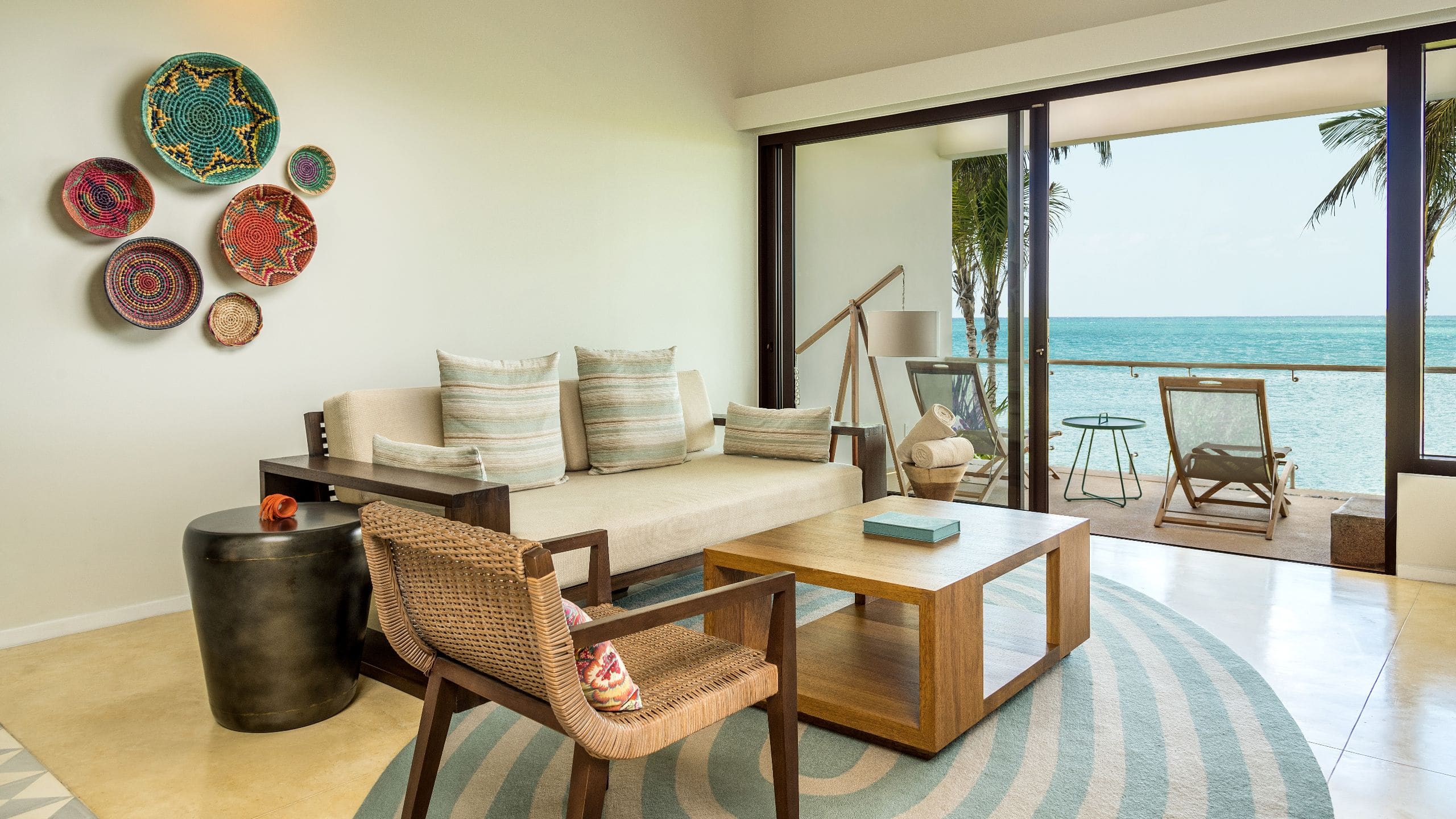 Andaz Mayakoba Resort Riviera Maya Beach Front Suite Terrace View Ocean