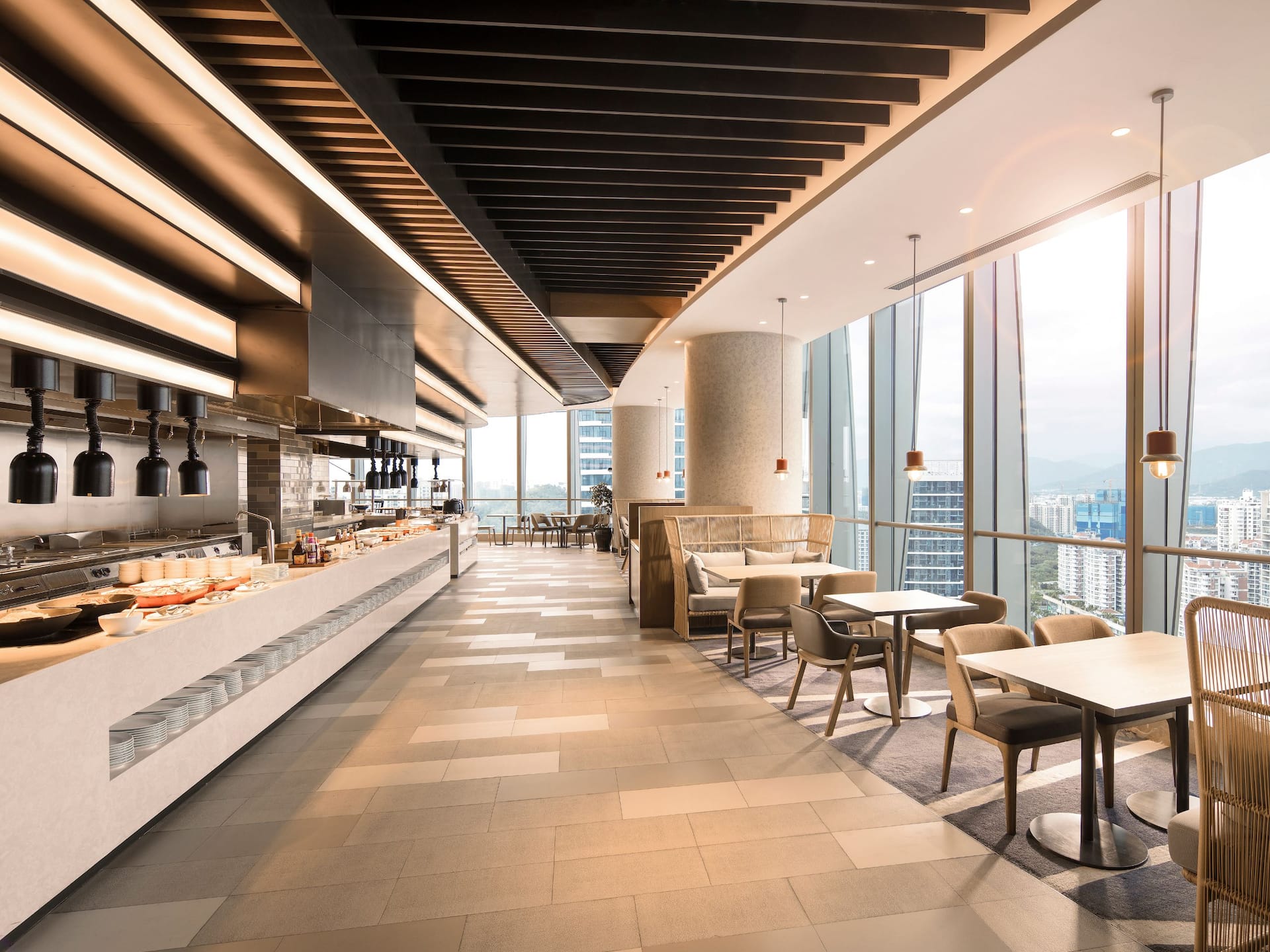 Hyatt Place Sanya City Center Breakfast Buffet Seating