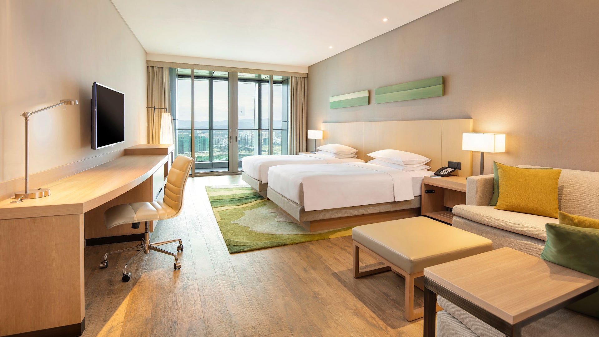 1 de 1 Hyatt Place Sanya City Center Specialty Two Twin Guestroom
