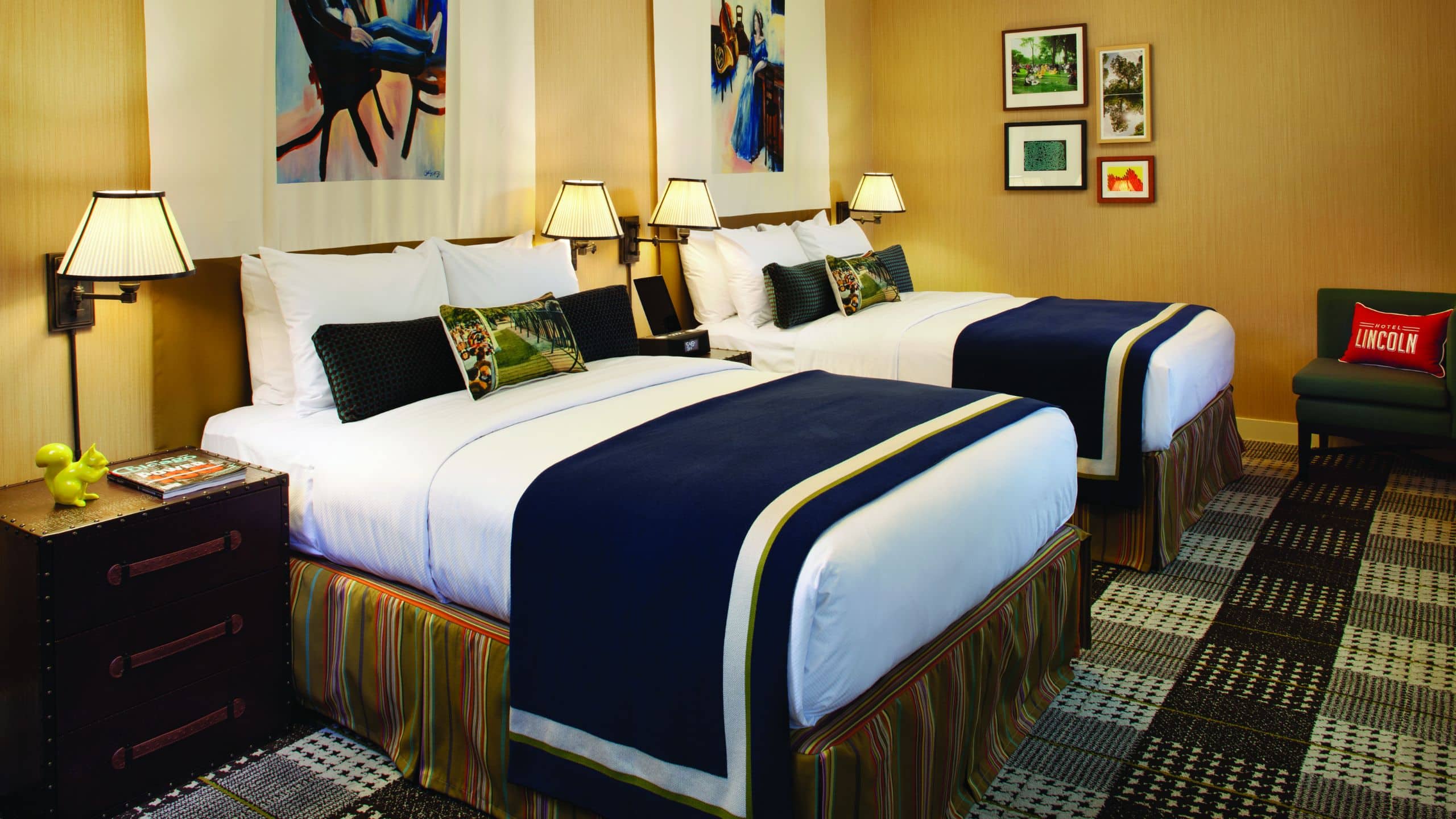 Hotel Lincoln Guestroom Two Doubles