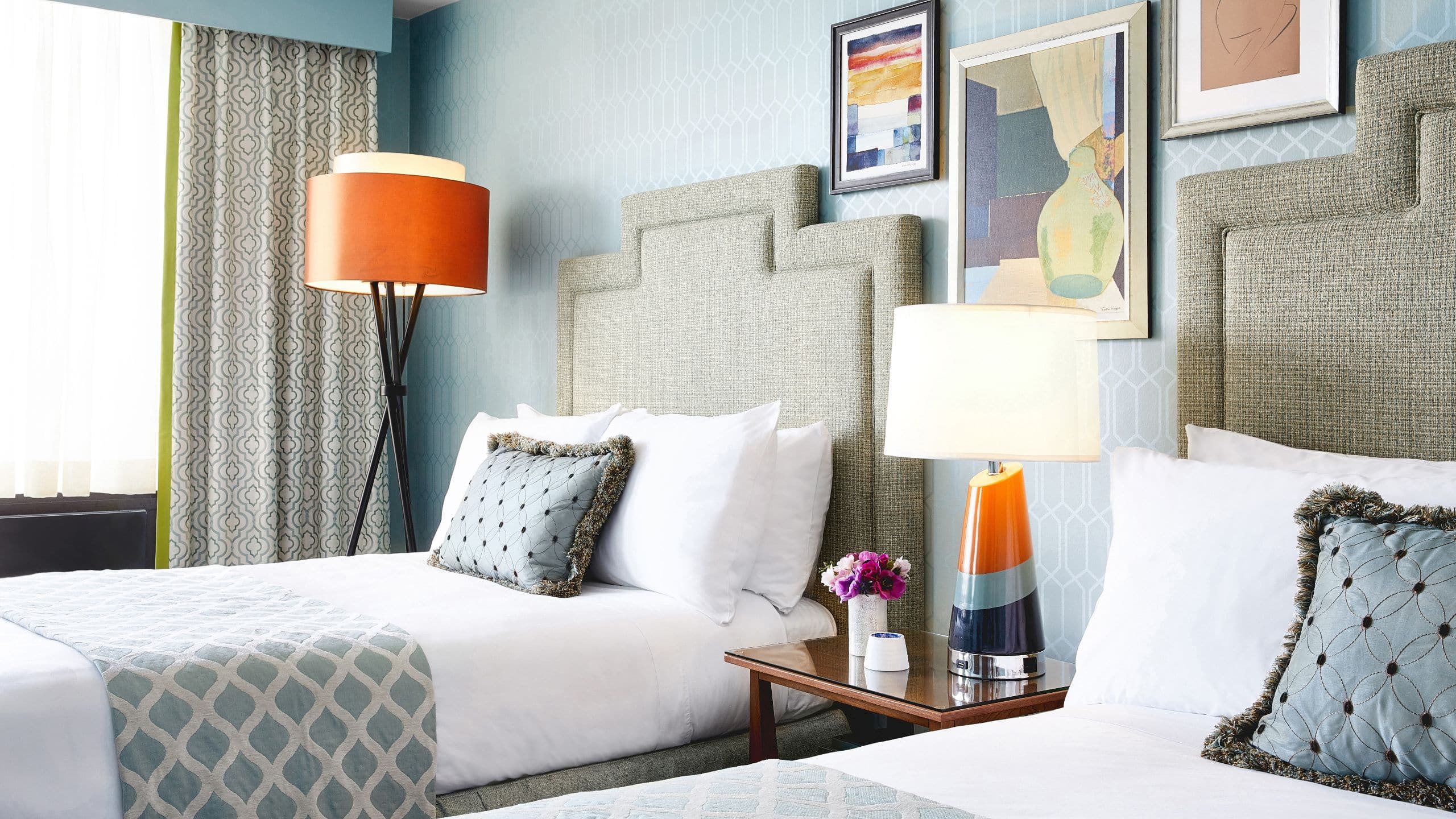 The Laurel Inn Guest Room Two Beds