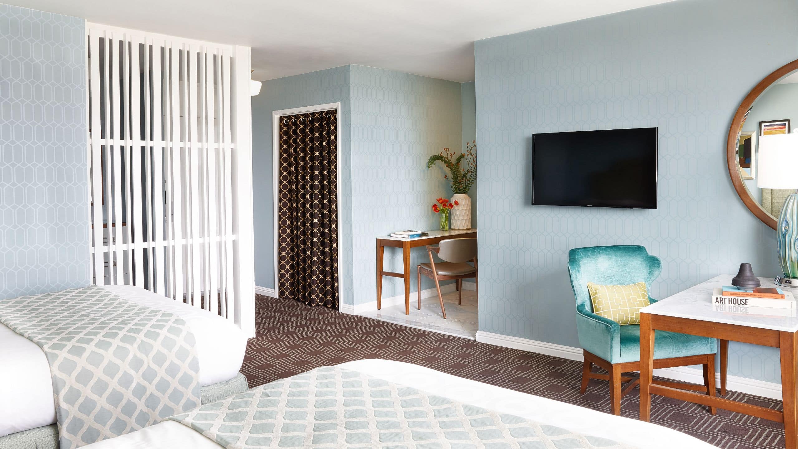 The Laurel Inn Guest Room Two Beds