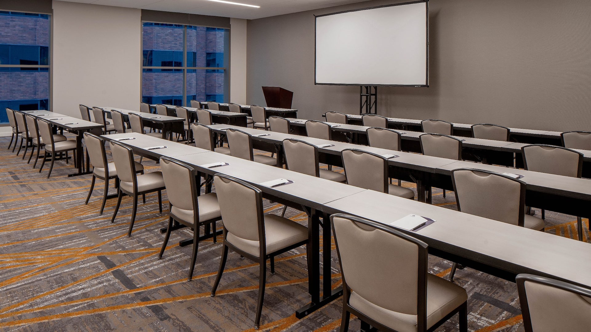 4 of 7 Hyatt Regency Seattle Meeting Room Classroom Setup