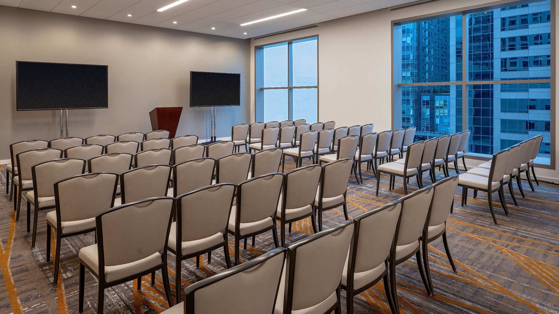 6 of 7 Hyatt Regency Seattle Meeting Room Theater Setup