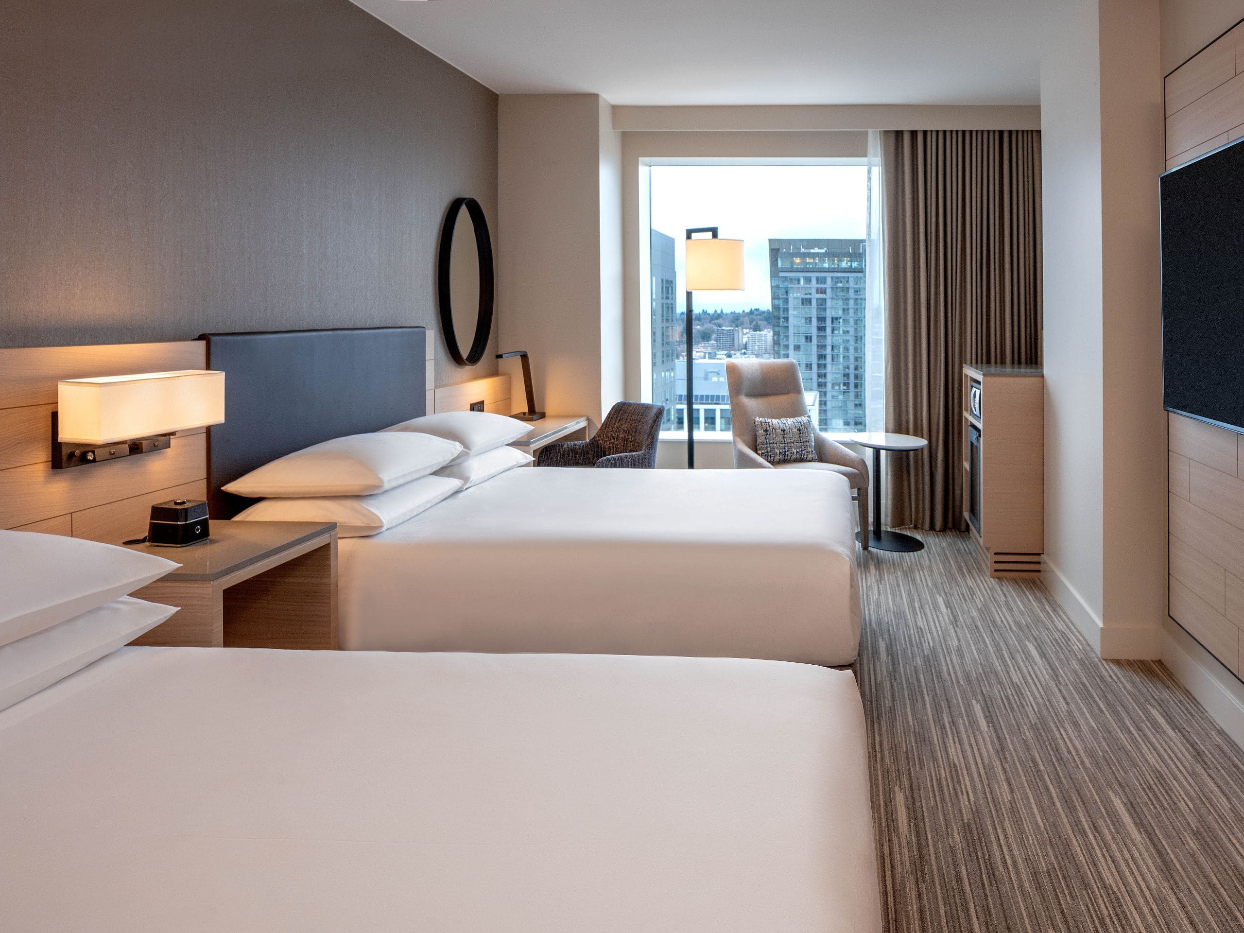 Double Guestroom Shade Open