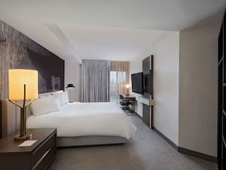 Hyatt Centric The Woodlands Suite King Bedroom