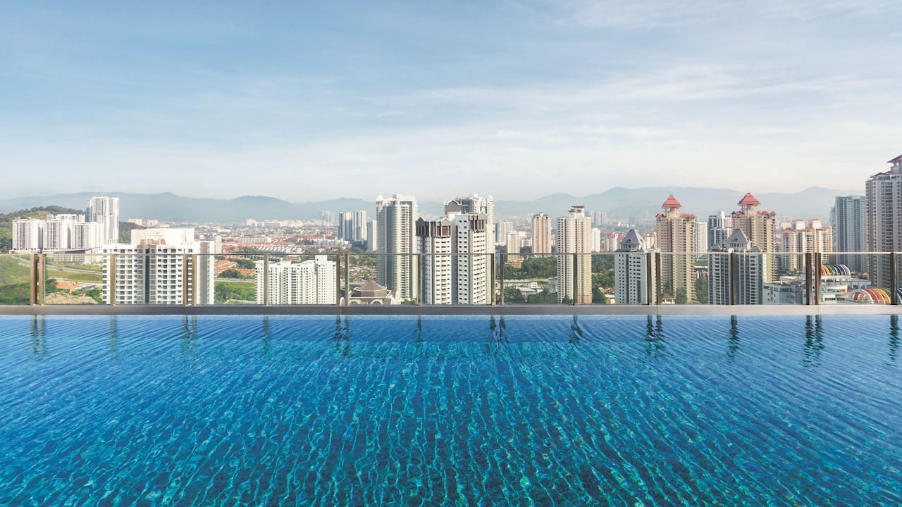 Rooftop pool with ultimate poolside relaxation and breathtaking views