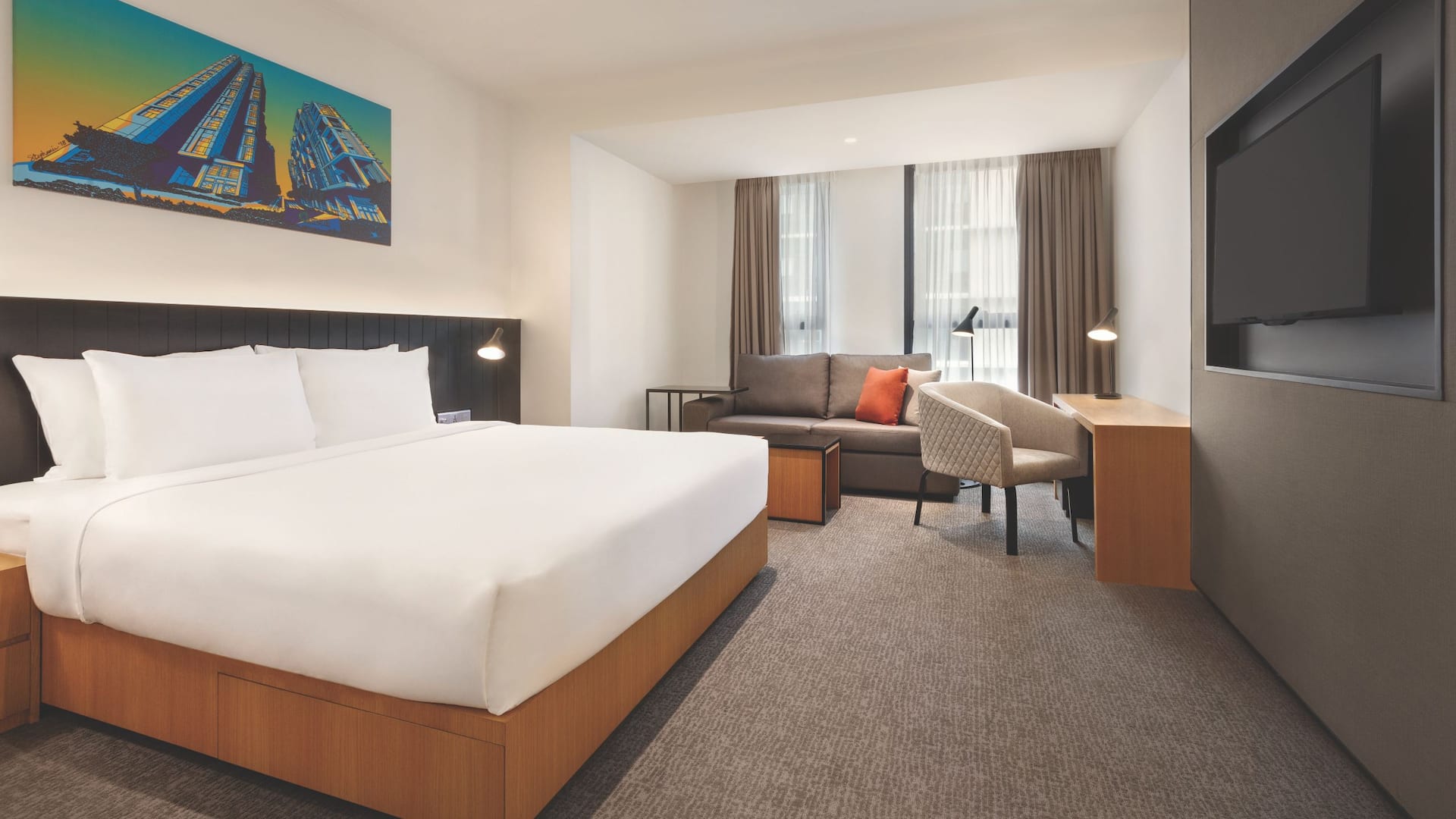 2/2 Hyatt House Kuala Lumpur, Mont Kiara King Bed Guestroom