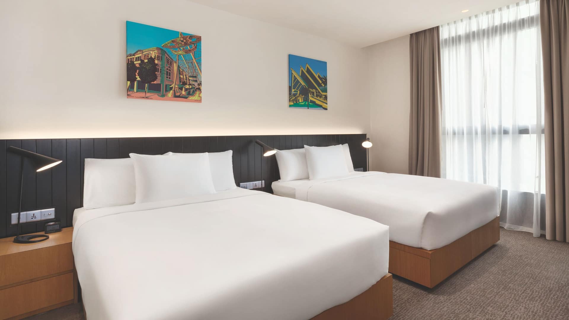 1/3 Hyatt House Kuala Lumpur, Mont Kiara Two Queen Suite Bedroom