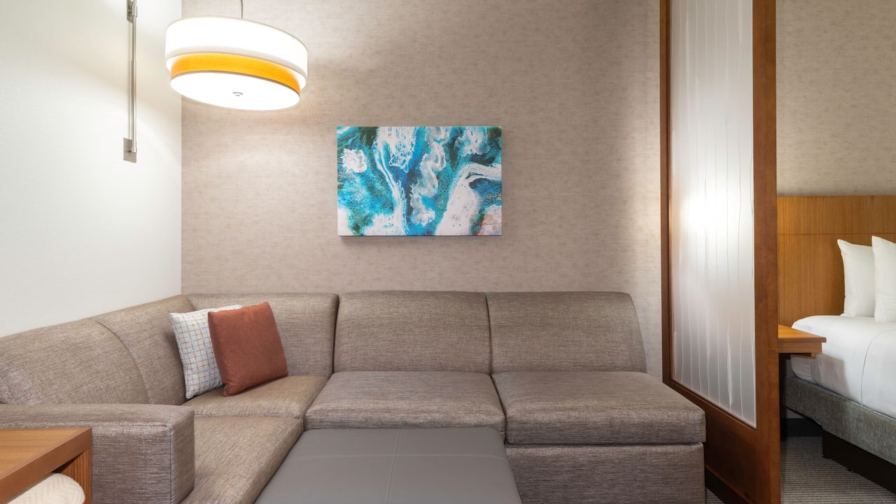 Cozy Corner Sofa Hyatt Place Sandestin at Grand Boulevard