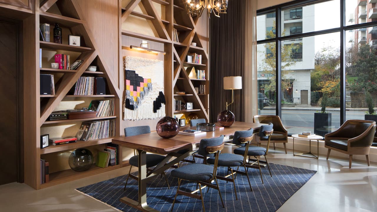 Lobby Music Listening Lounge