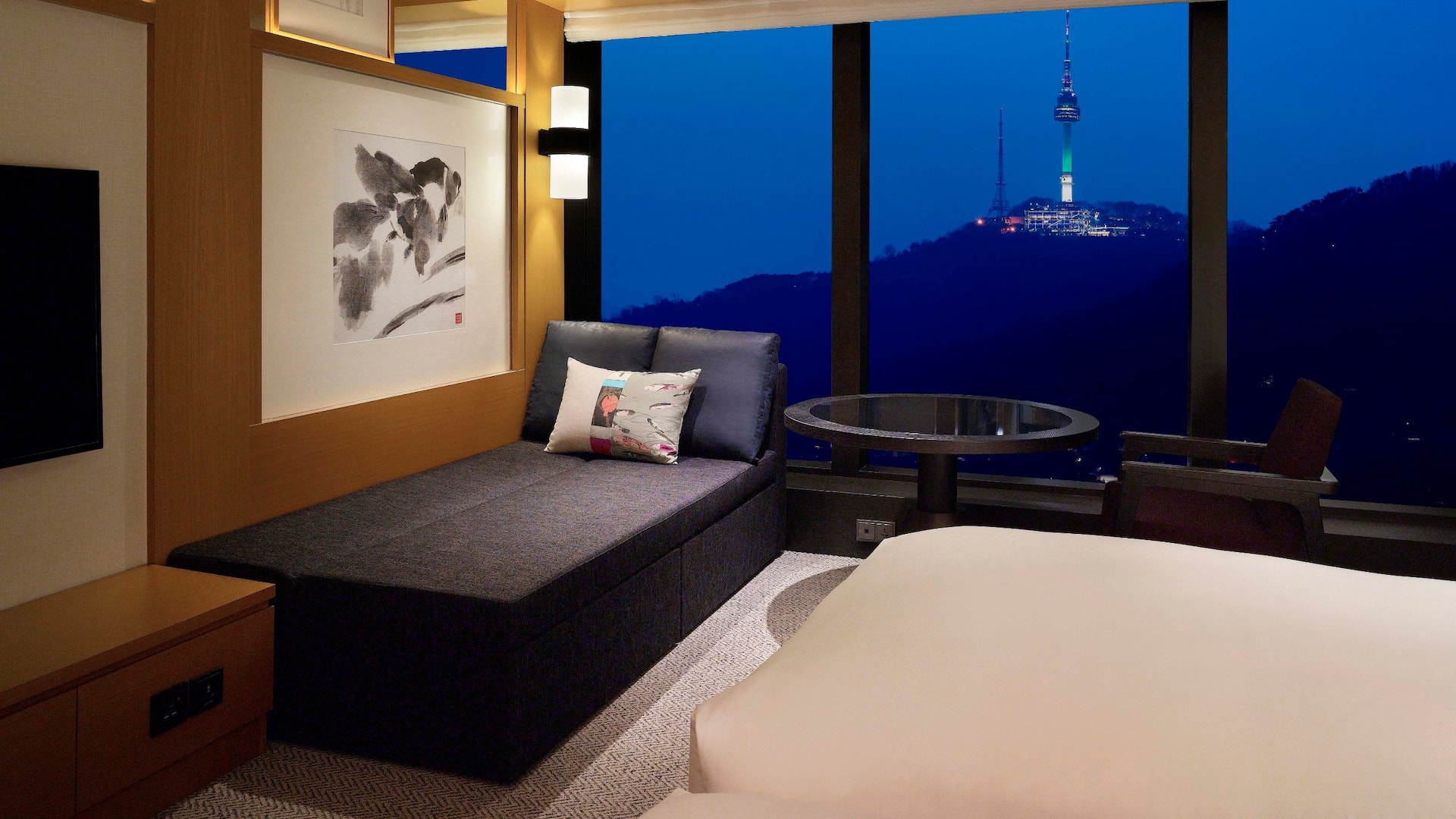 第 3，共 5 Grand Hyatt Seoul King Guestroom Mountain View