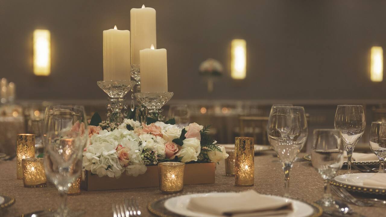 Wedding Table Setup