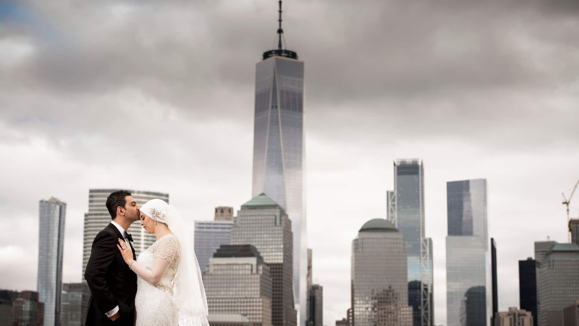 Hyatt Regency Jersey City on the Hudson Overcast Couple