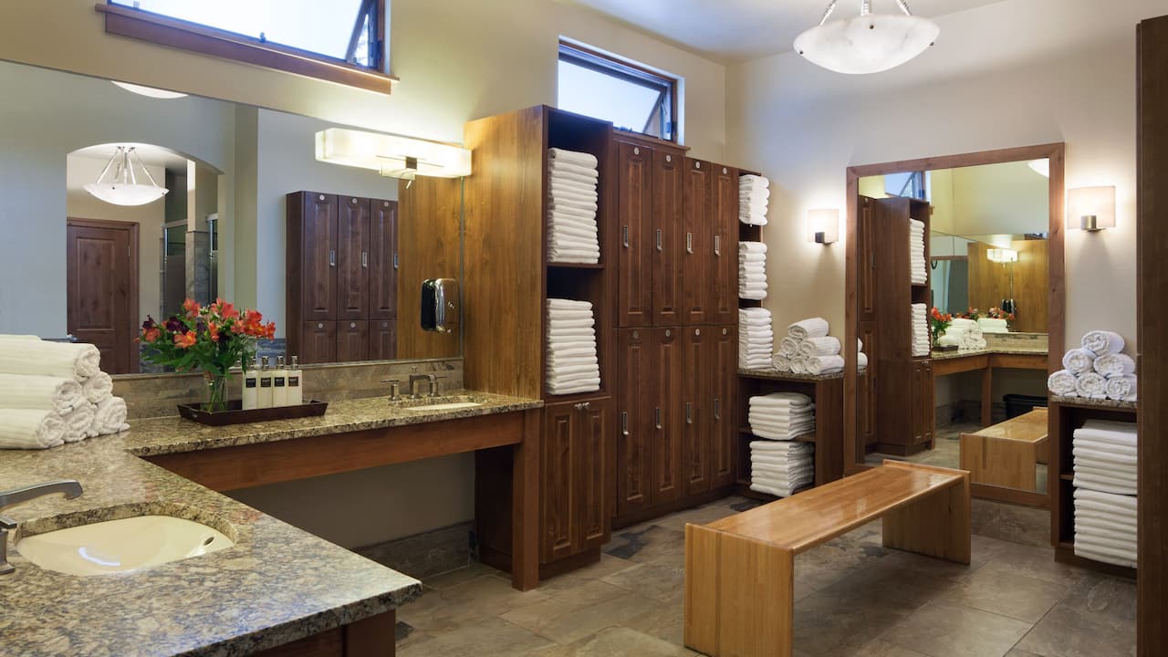 Locker room
