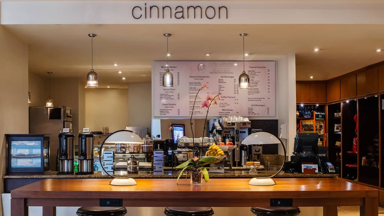 Cinnamon Café serves coffee, smoothies and grab-and-go items