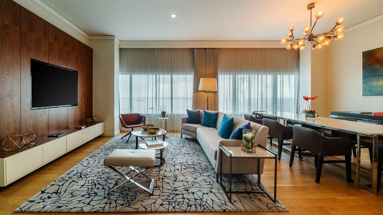Diplomat Suite Living Dining Room