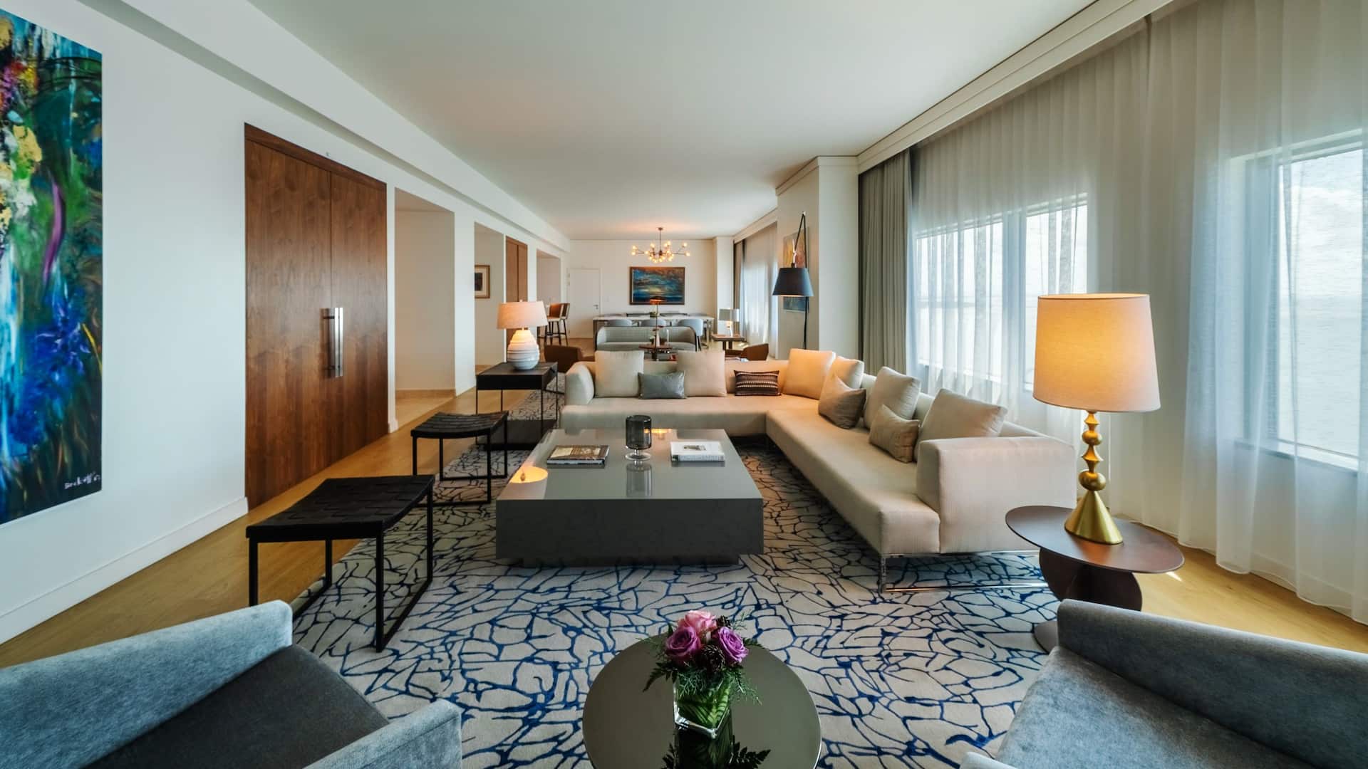 Hyatt Regency Trinidad Presidential Suite Living Dining Room