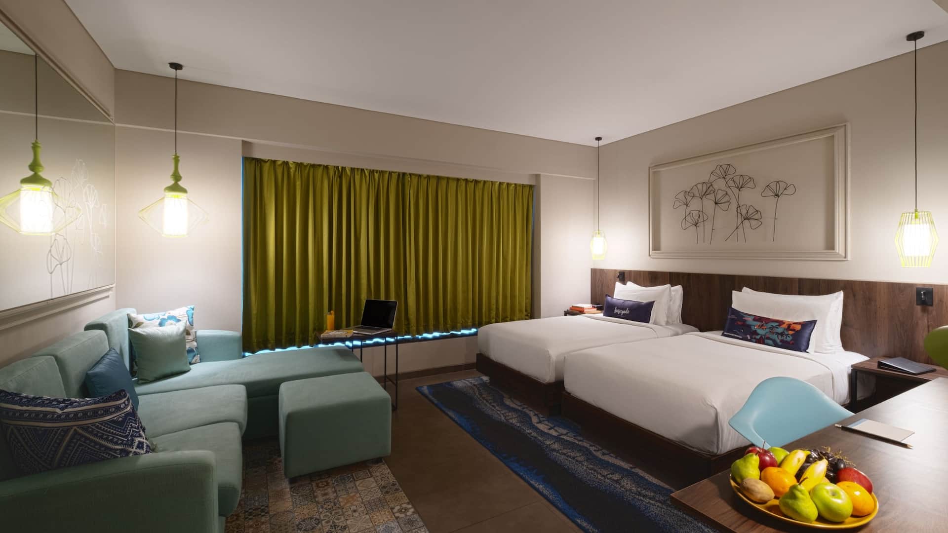 1/5 Hyatt Centric Candolim Goa Twin Room