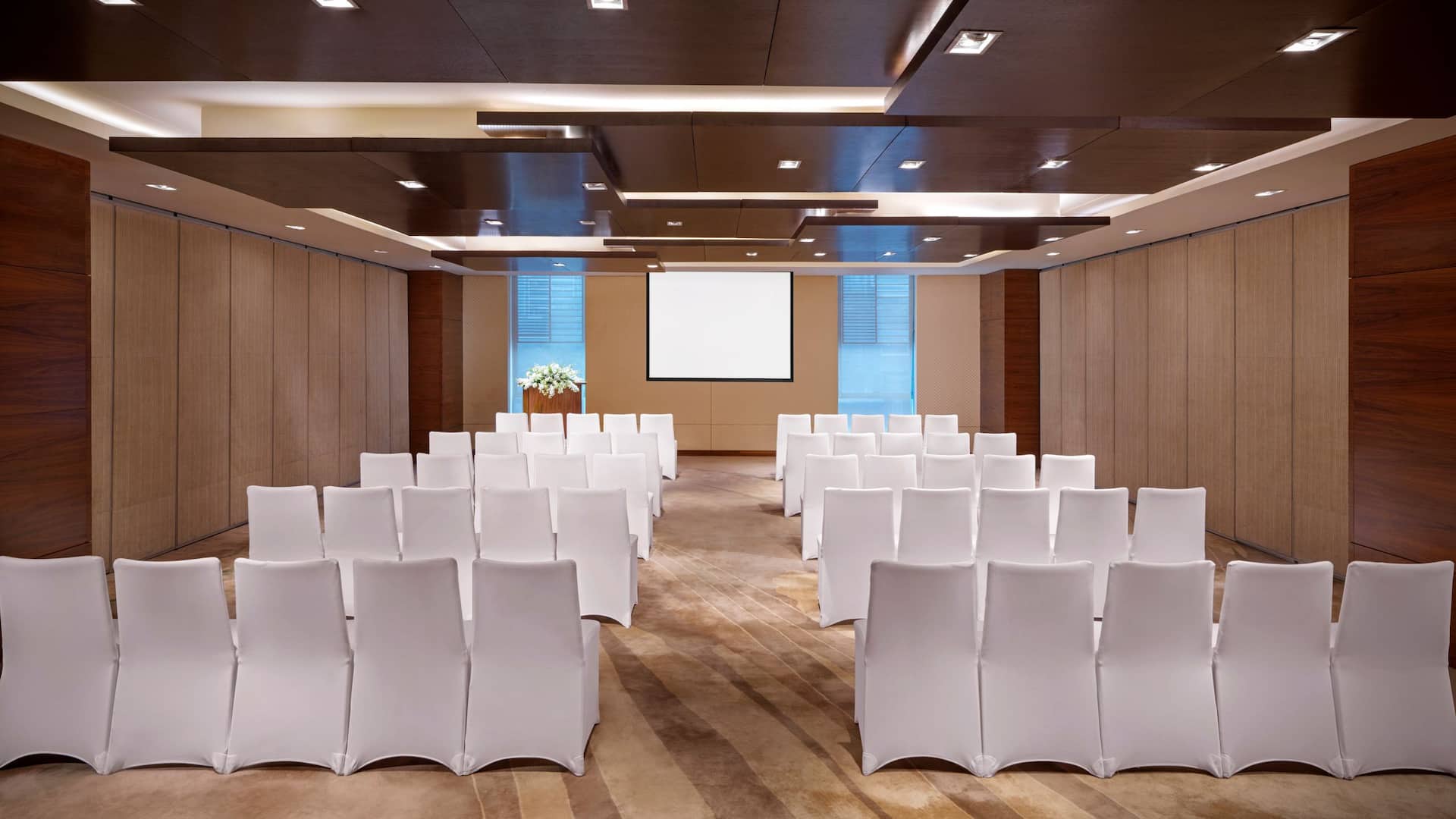 Hyatt Regency Chongqing Salon Theater Setup with Screen