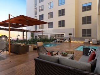 Hyatt Centric Mountain View Swimming Pool Deck
