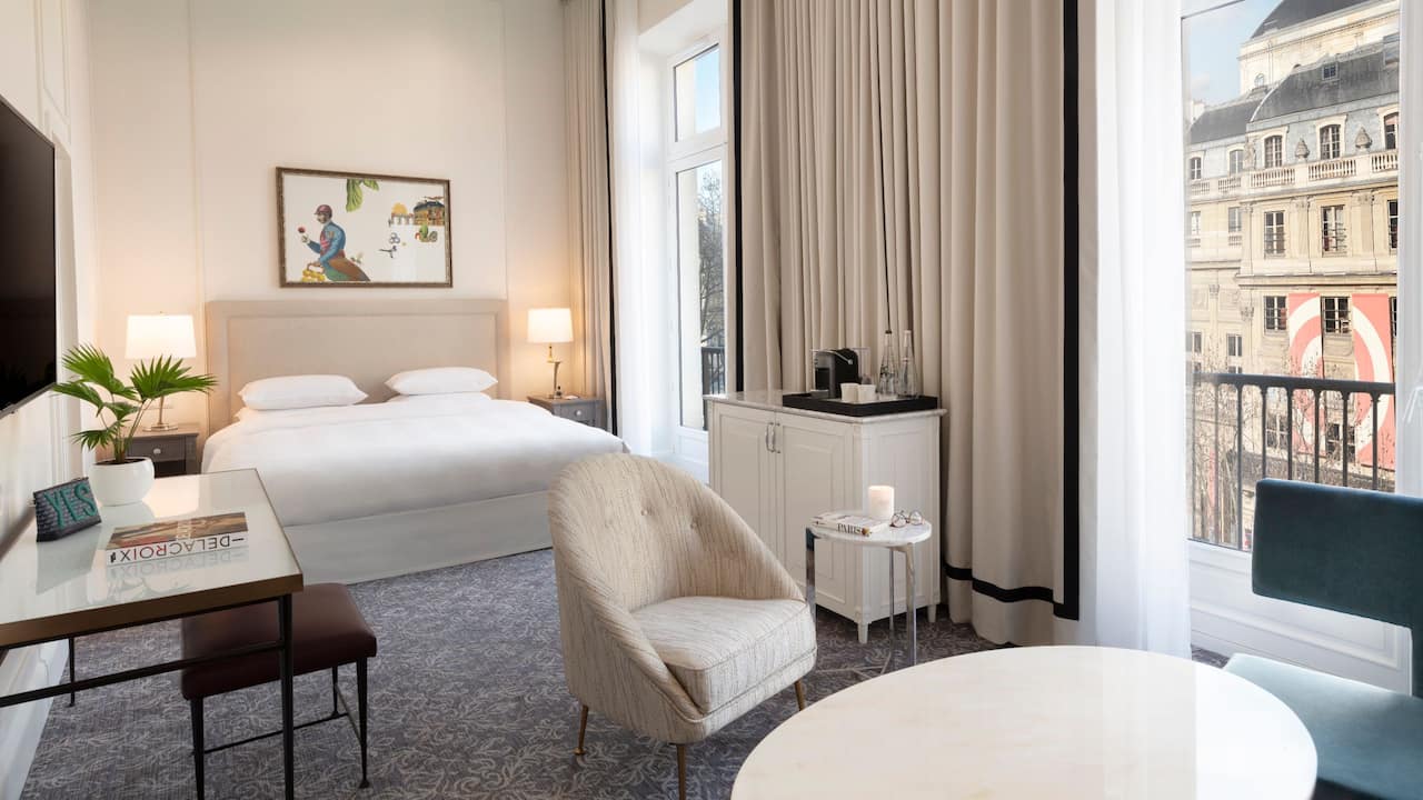 Junior Suite View Bedroom - Hotel du Louvre