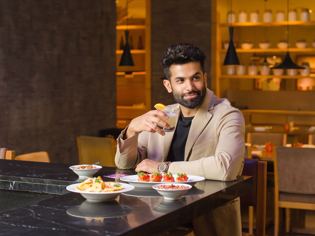 Evening Cocktail at Hyatt Place Hampi
