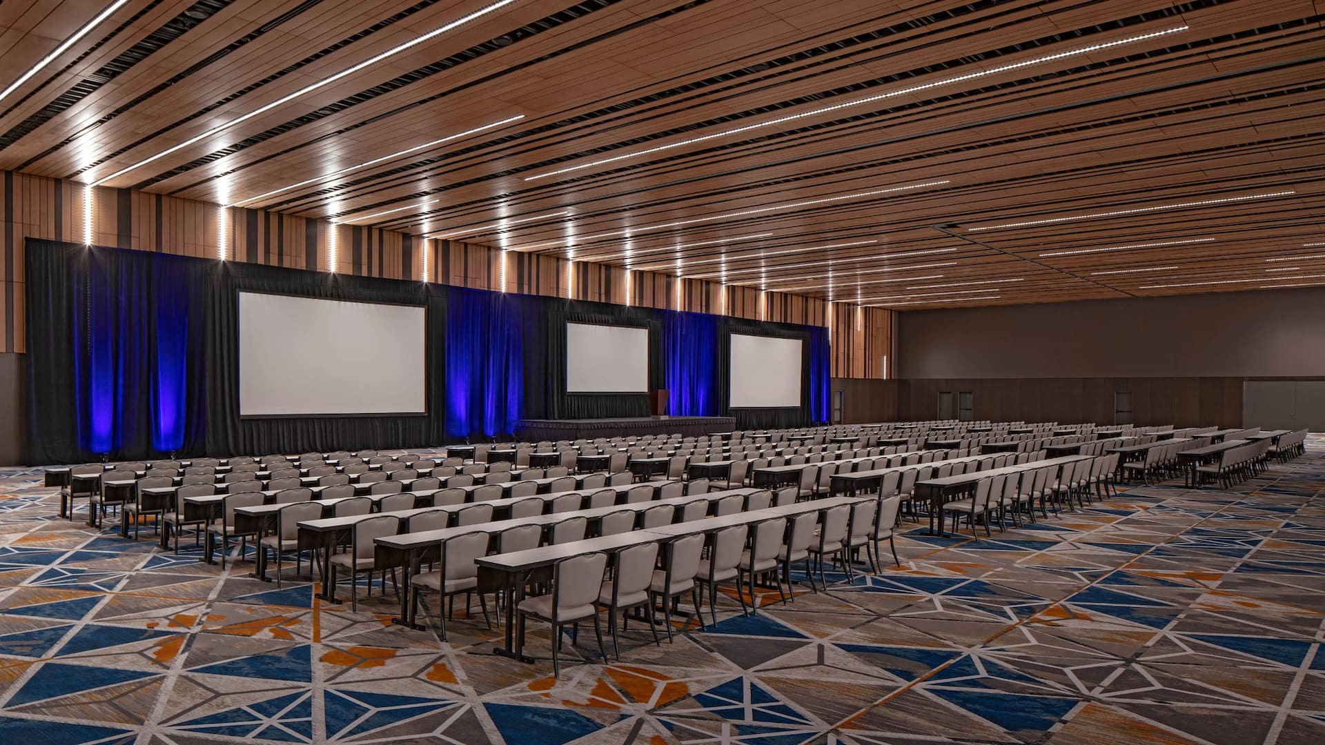 Hyatt Regency Seattle Ballroom Classroom Setup