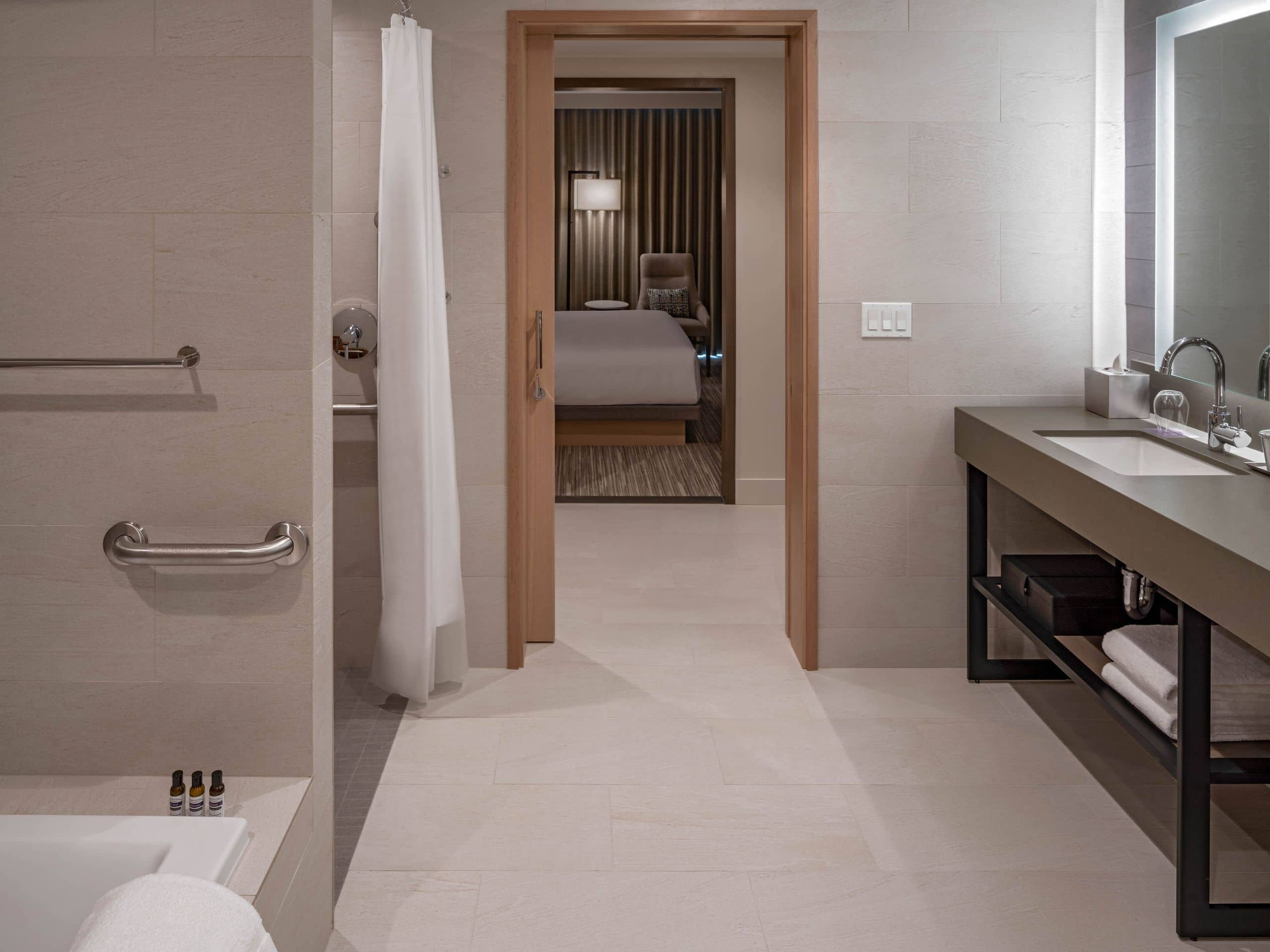 Hyatt Regency Seattle ADA Regency Suite Bathroom