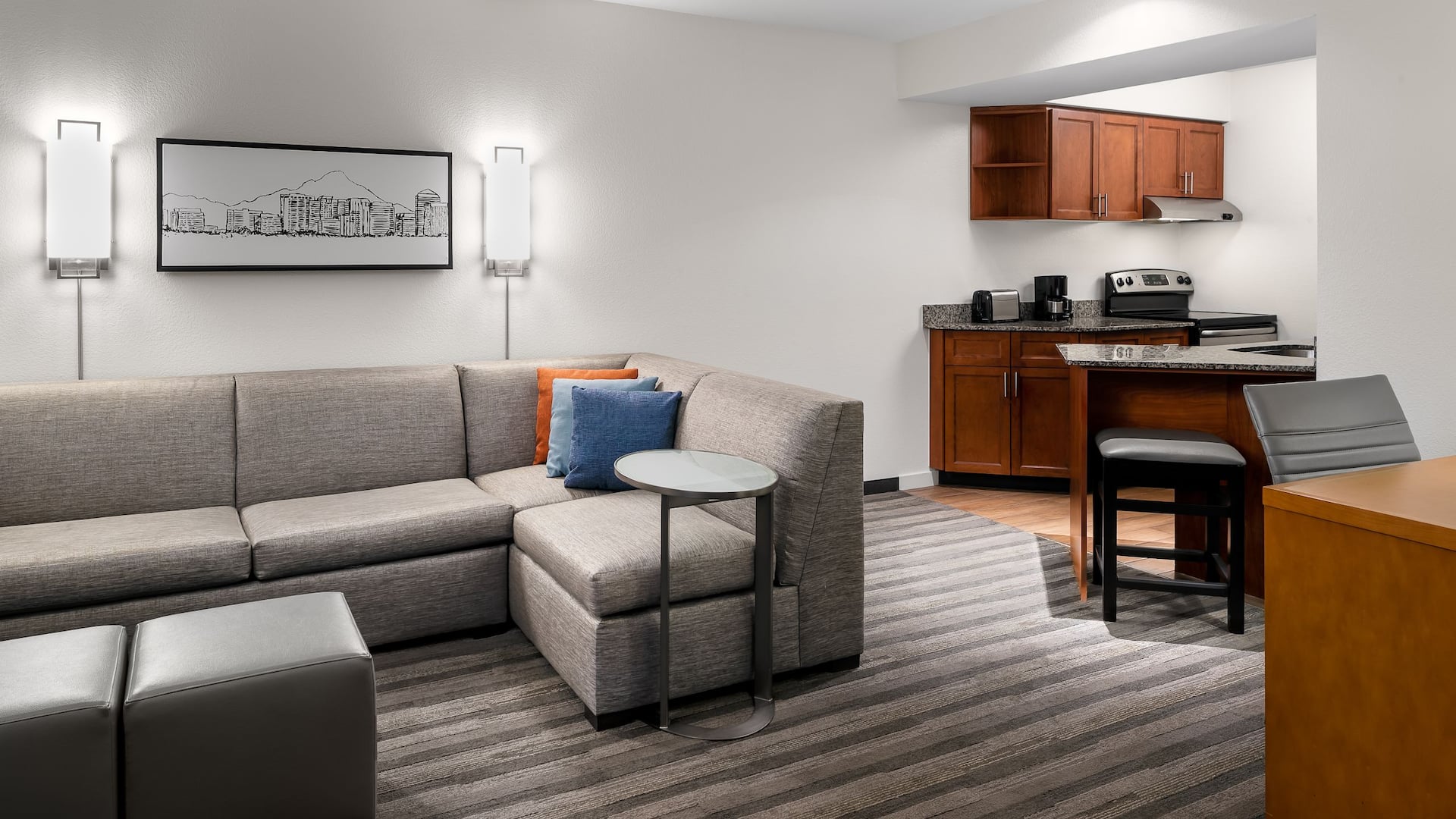 Hyatt House Scottsdale/Old Town One Bedroom Suite Kitchen