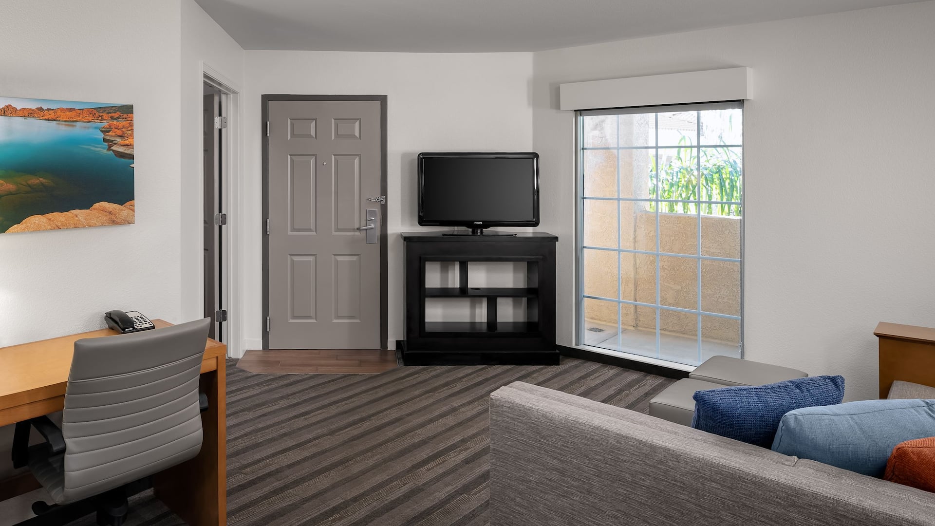 3 of 3 Hyatt House Scottsdale/Old Town One Bedroom Suite Living Area