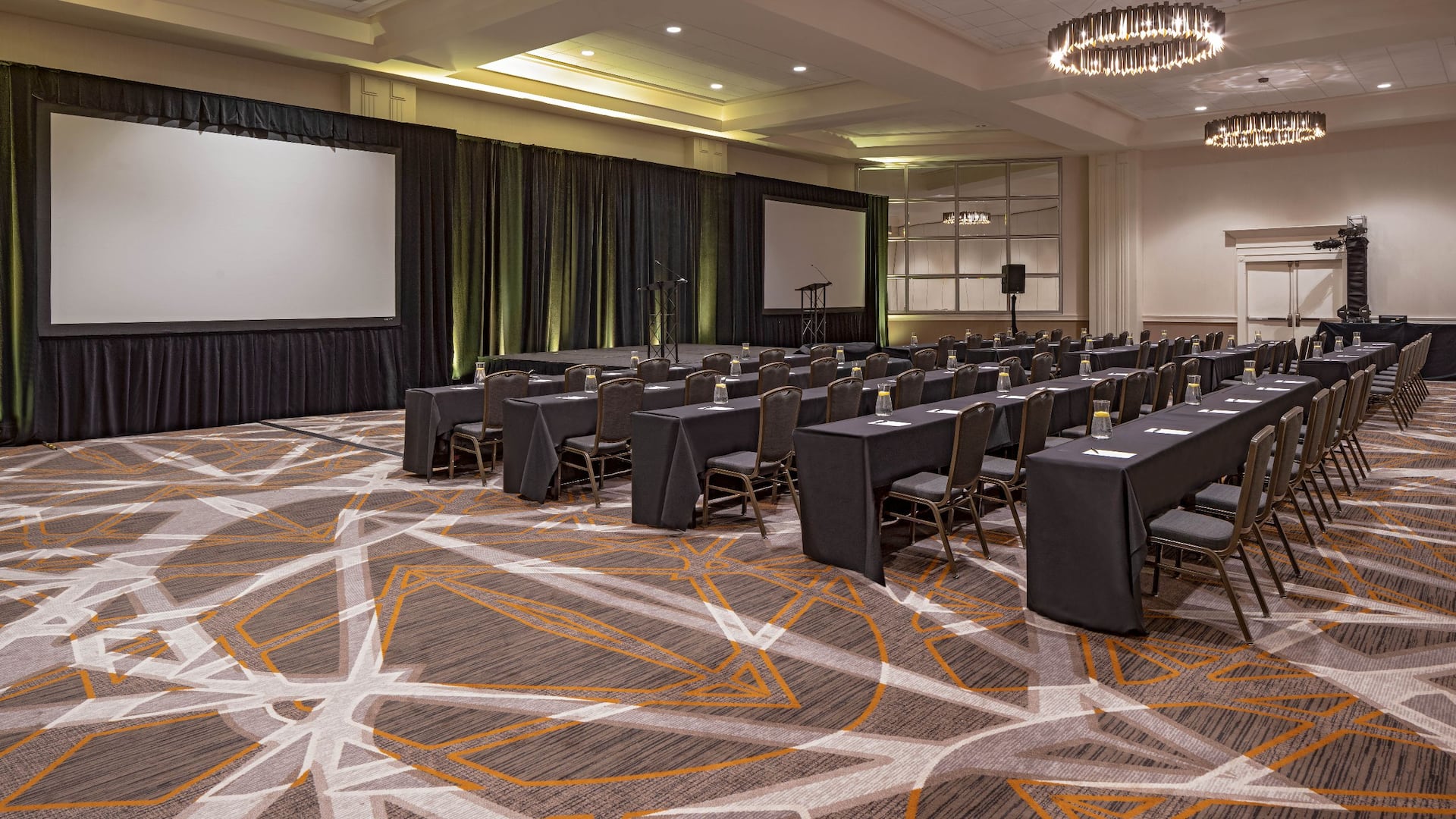 Hyatt Regency Denver Tech Center Ballroom Classroom Setup