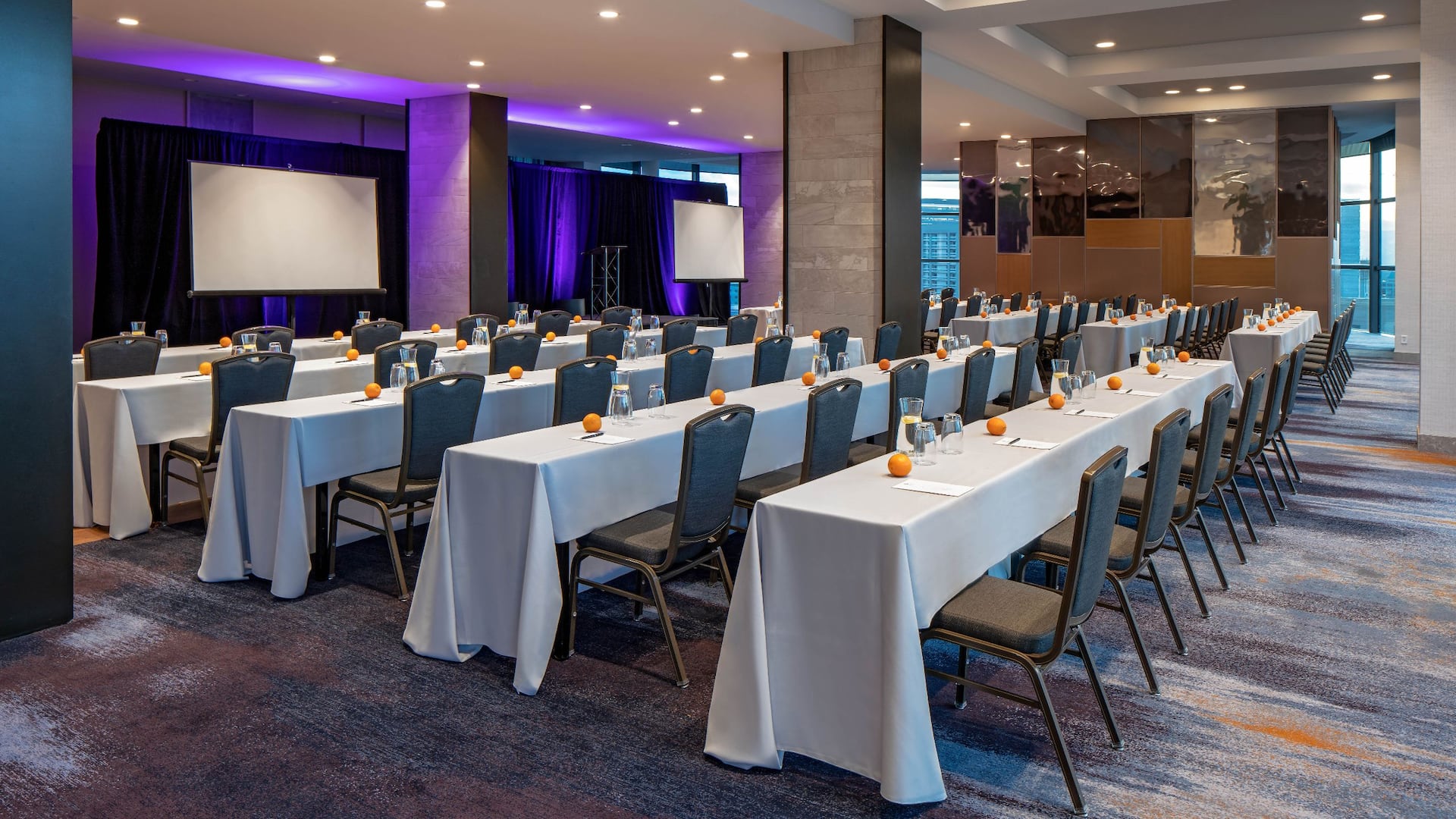 1 of 2 Hyatt Regency Denver Tech Center Centennial Classroom Setup