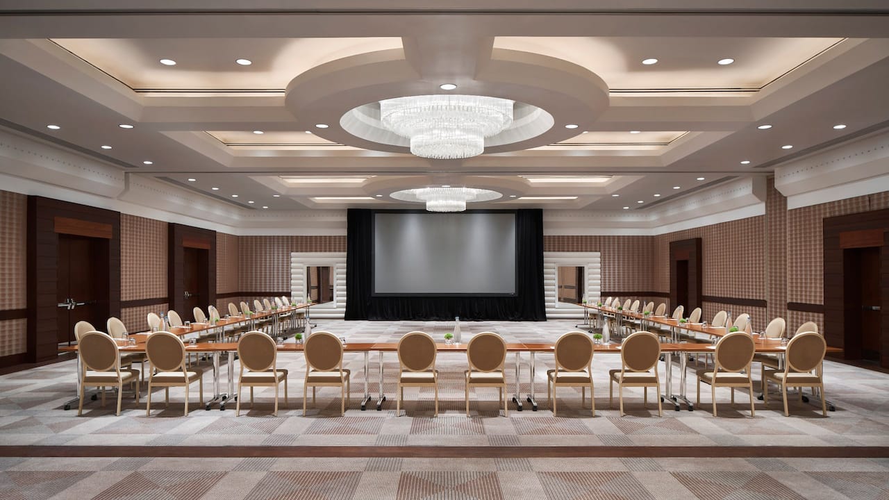 Gallery Ballroom U-Shape Meeting Setup
