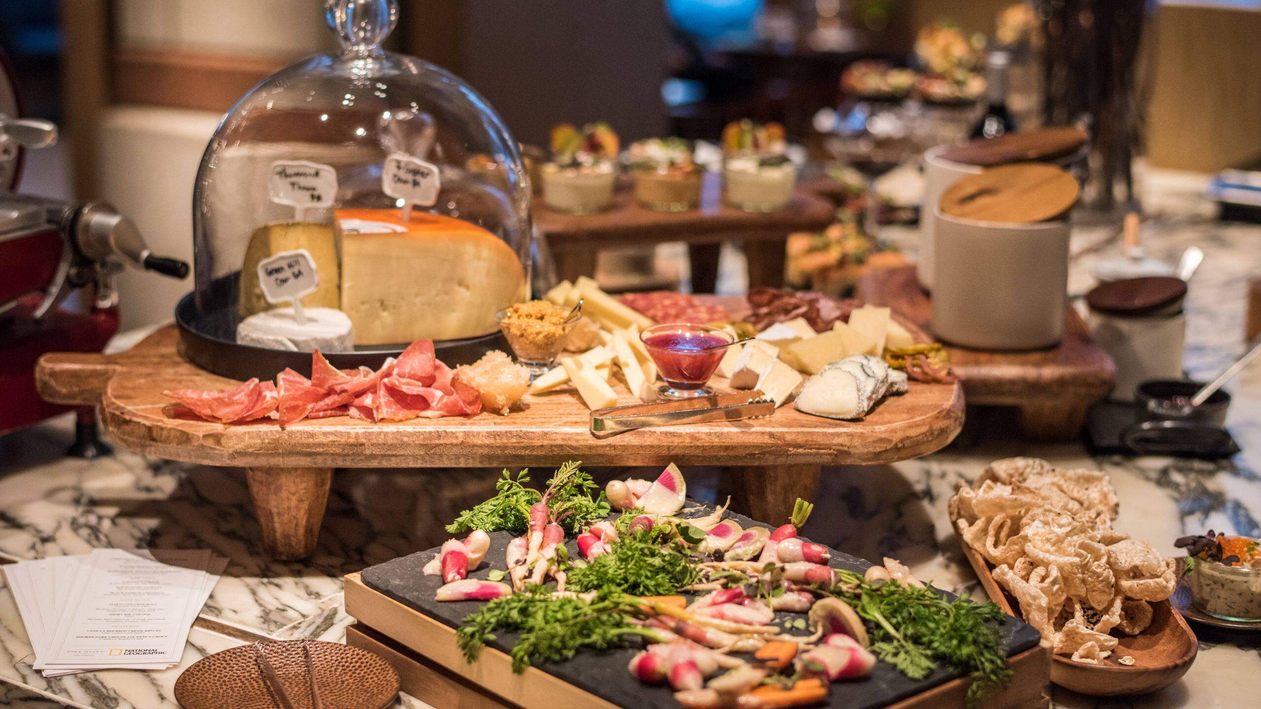 Park Hyatt Washington D.C. Lounge Menu Cheese Full Station