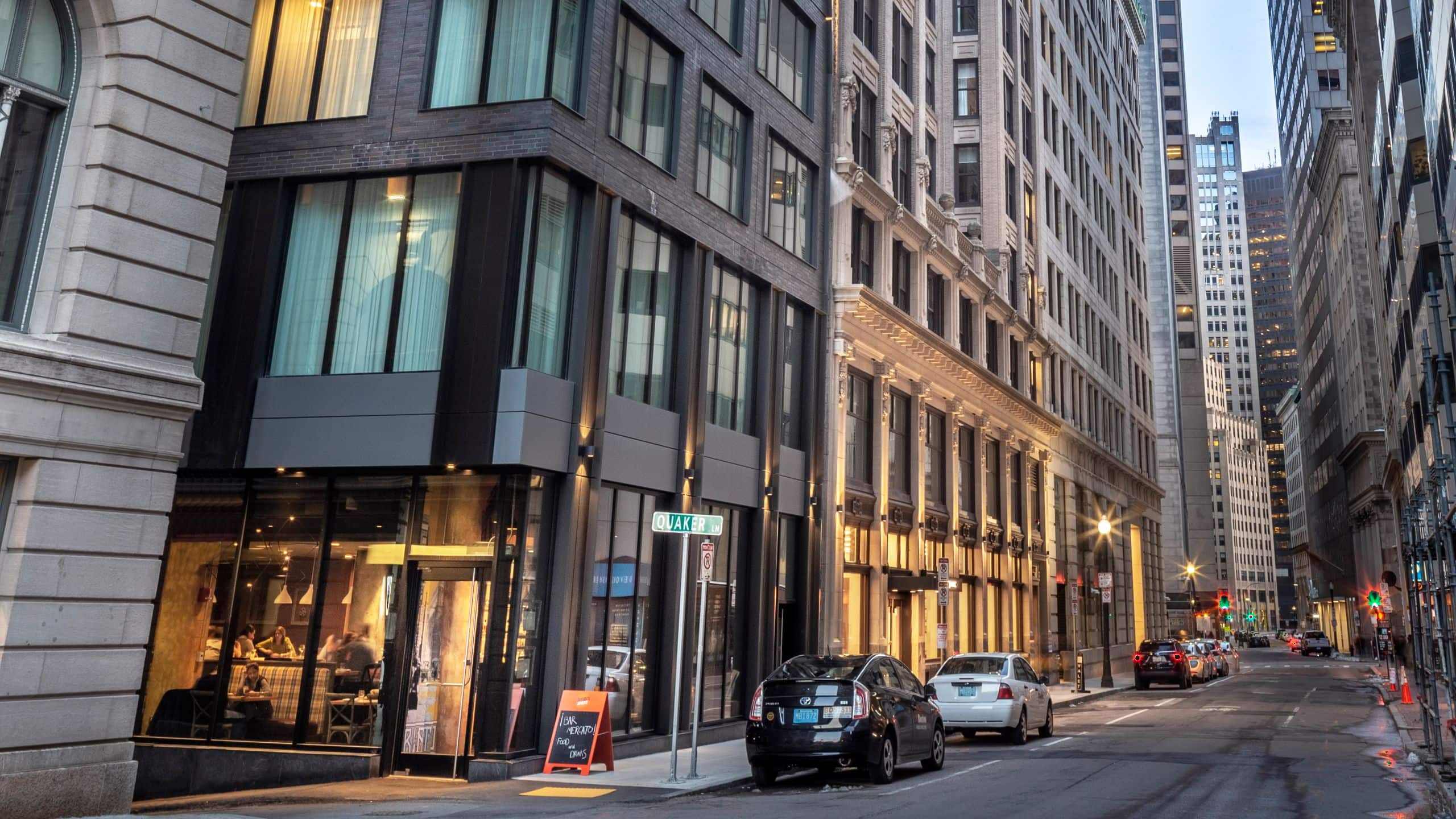Hyatt Centric Faneuil Hall Boston Exterior Restaurant Entrance
