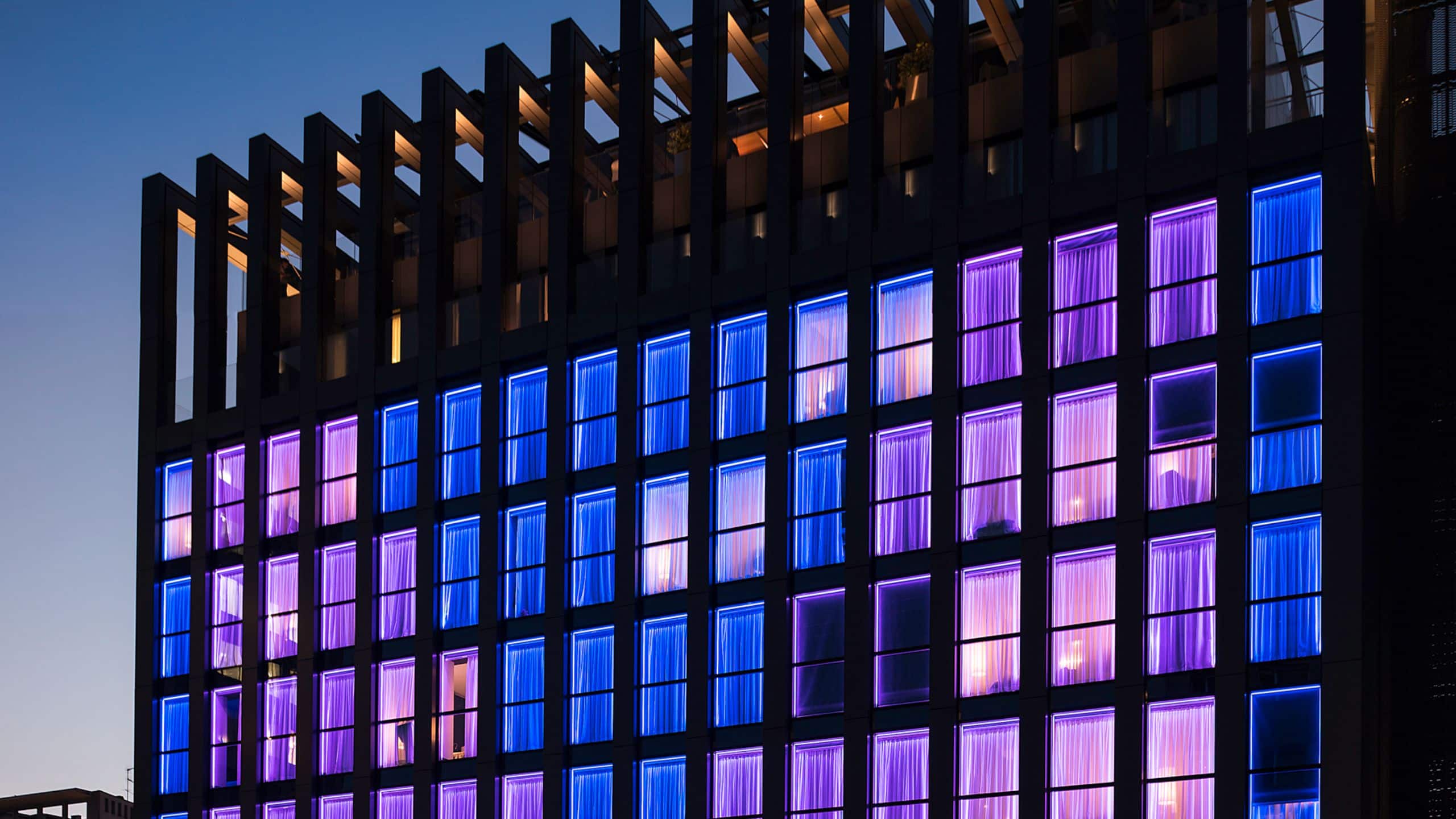 Hyatt Centric Milan Centrale Exterior View Night Lights