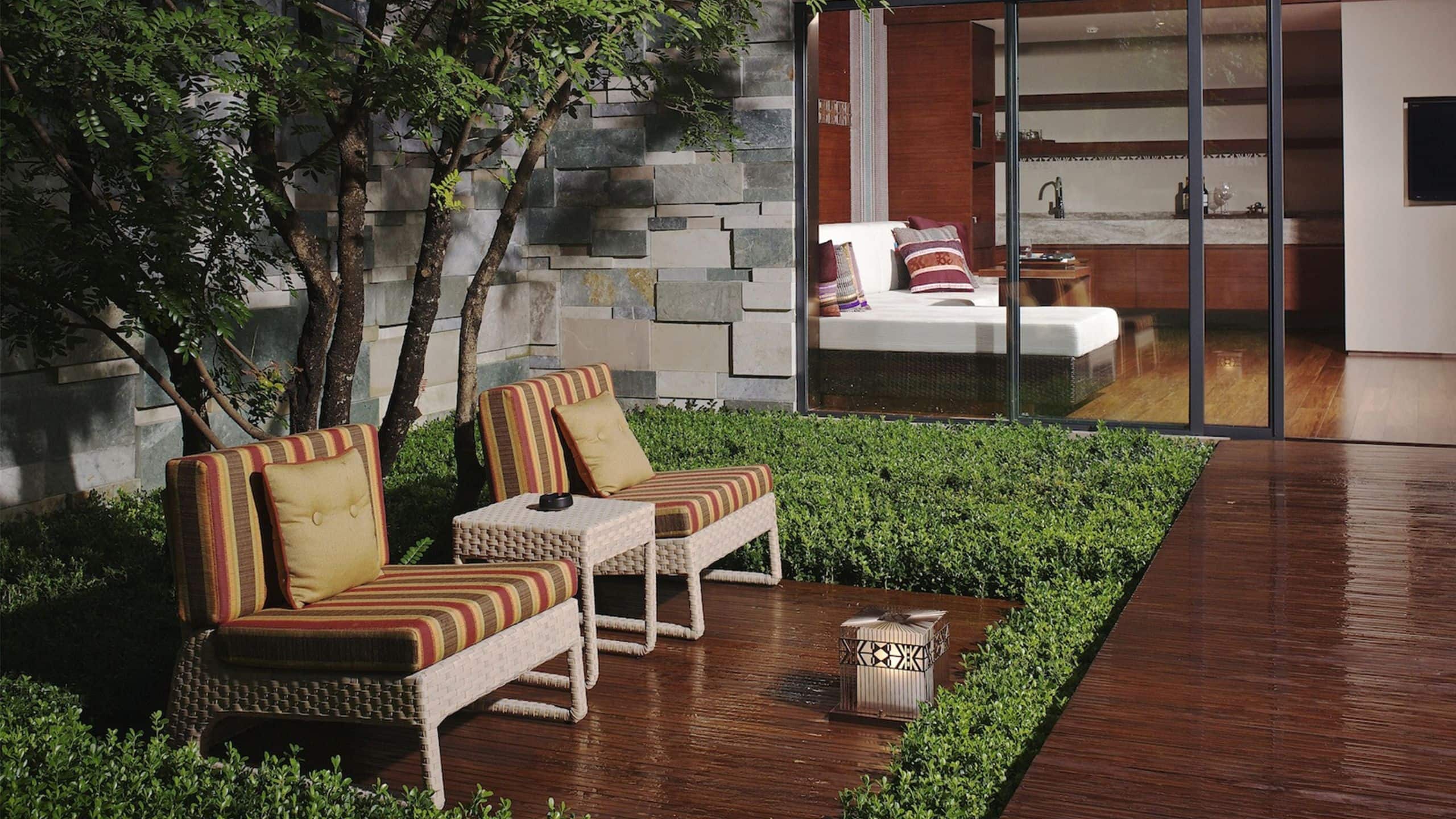 The Lost Stone Villas & Spa One Bedroom Villa Courtyard